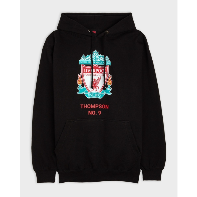 Personalise your LFC Crest Personalised Black Hoody at the Official LFC ...