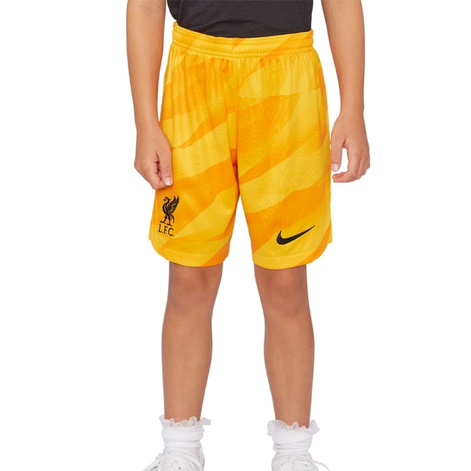 LFC Nike Youth 23/24 Orange Goalkeeper Stadium Shorts