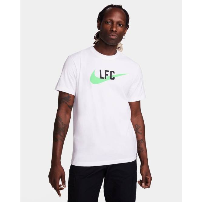 LFC Nike Mens Swoosh Tee White