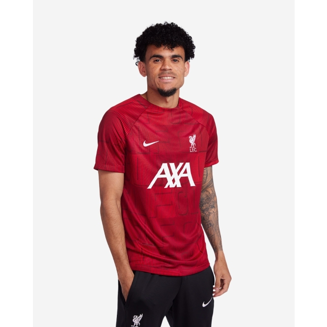 Kommunikationsnetværk udledning kugle LFC Nike Mens Pre-Match Short Sleeve Top 23/24 | Liverpool FC Official Store
