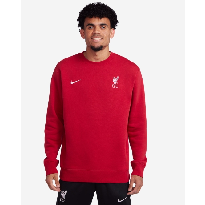 LFC Nike Mens 23/24 Club Sweatshirt Red