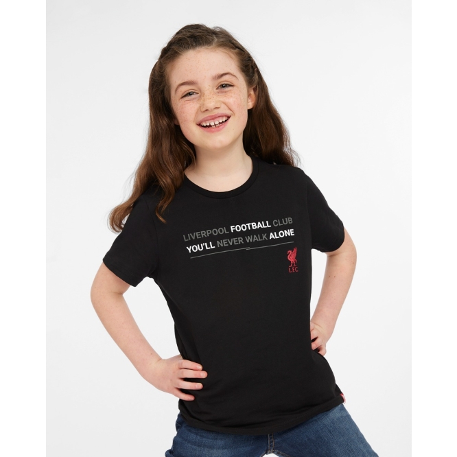 LFC Junior Slogan LFC Tee Black