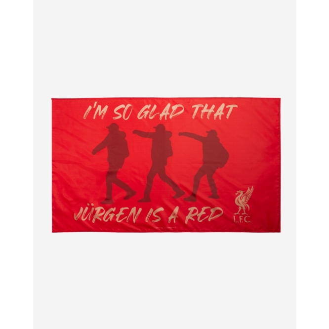 LFC I'm So Glad Klopp Flag