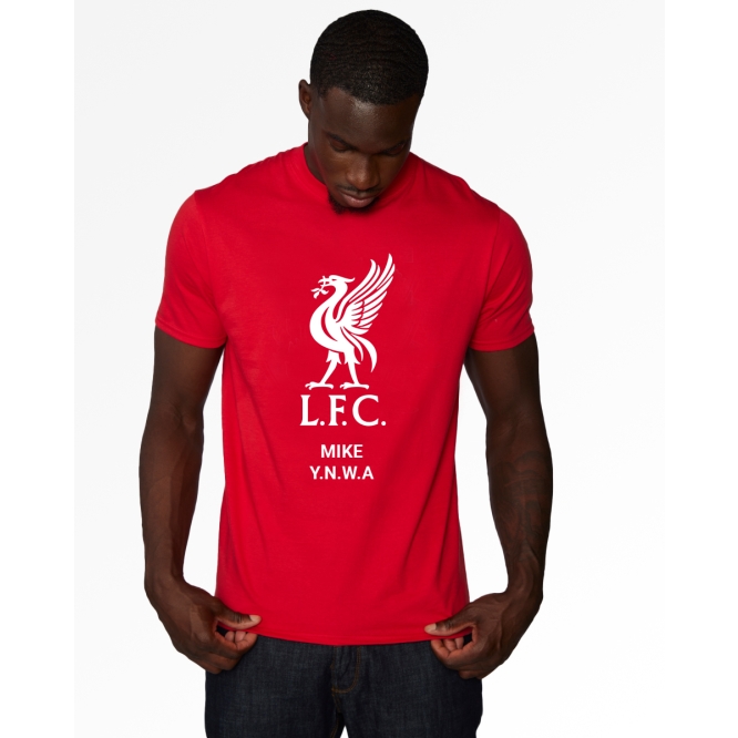 Lfc cheap personalised shirt