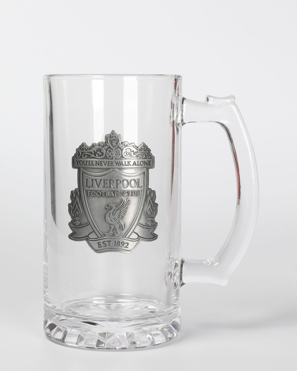 Official Liverpool FC Glass Tankard 