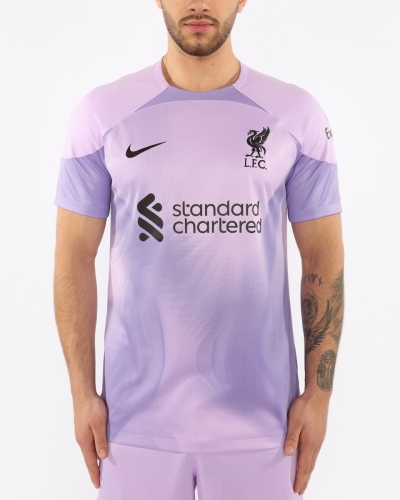 Liverpool pink best sale goalkeeper shirt